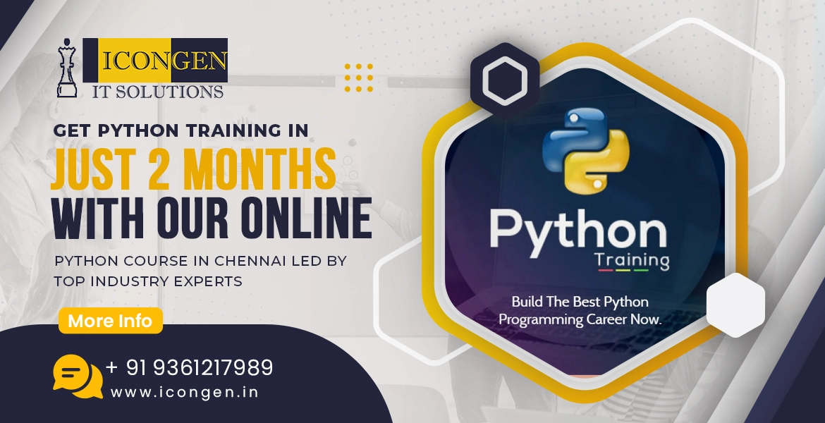 Get Python Training in Just 2 Months with Our Online Python Course in Chennai Led by Top Industry Experts